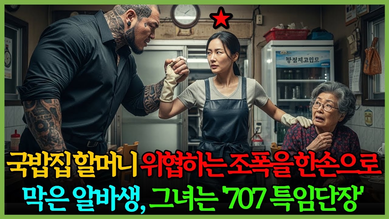 "707 특임단장 출신 여장군의 '역린' 할머니를 건드린 조폭들, 정체 밝혀지자 단체로 무릎 꿇은 사연!"  
