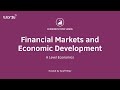 Financial Markets and Economic Development I A Level and IB Economics