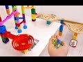 Galt with Quercetti Cascade Marble Run Race ASMR