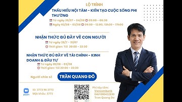 1. 6 RÀO CẢN NHẬN THỨC NỘI TÂM - NGUYÊN LÝ ÁNH SÁNG