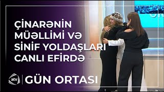 Müəllimi Və Sinif Yoldaşları Çinarə Məlikzadəni Görməyə Gəldi̇lər Gün Ortası