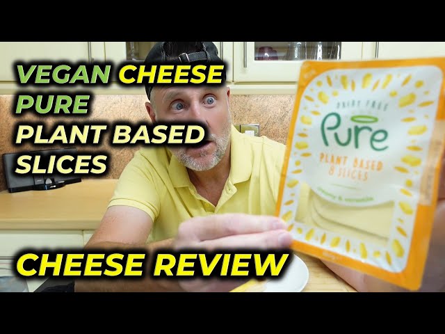 REAL cheese v VEGAN cheese - Pure Plant Based Slices VEGAN CHEESE