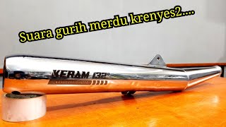 Cek sound knalpot keram tipe standard/medium || Suara gurih krenyes2