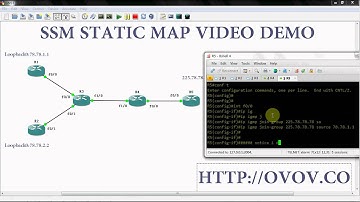 Source Specific Multicast (SSM) Map Static Video Demo