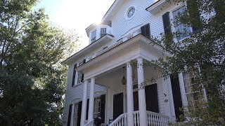 USA Virginia - Norfolk historic Freemason district at Halloween