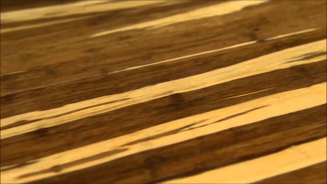 Ambient Tiger Wide Plank Tongue And Groove Strand Bamboo Flooring