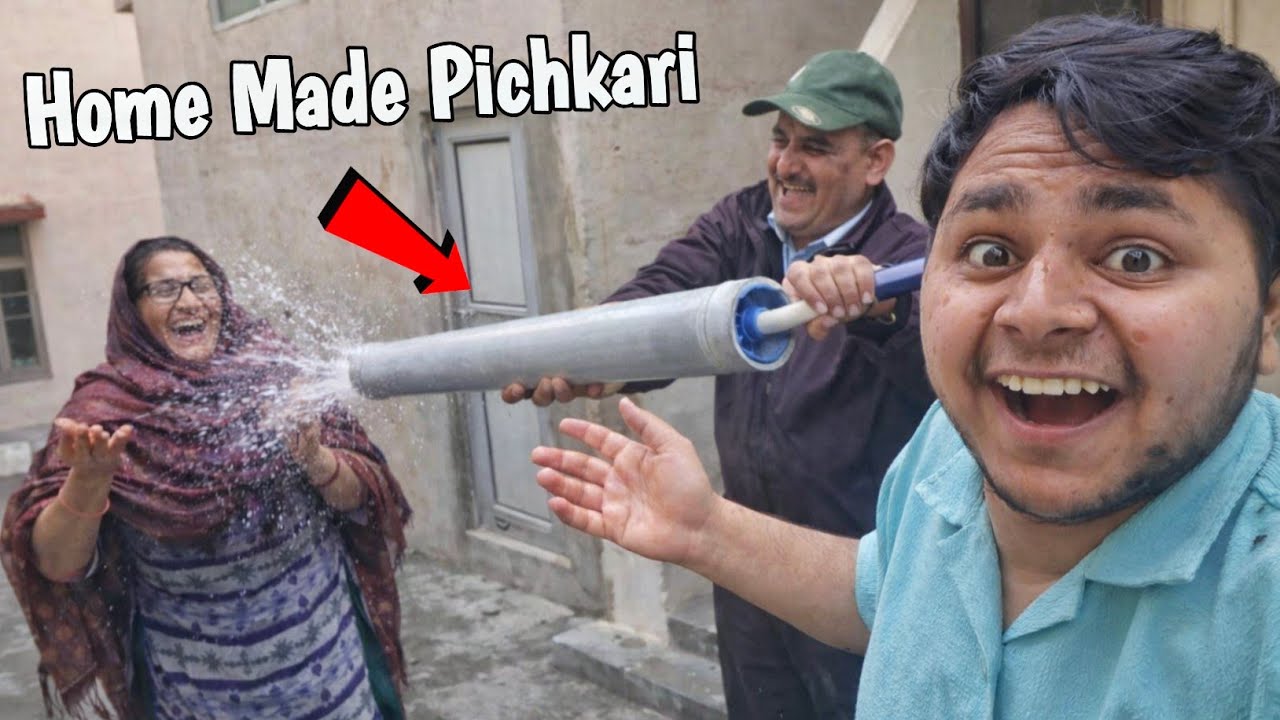 Papa Ke Saath Banayi Sabse Badi Pichkari 😍 Holi Ke Liye