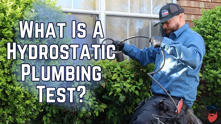 What Is A Hydrostatic Plumbing Test? Plumbing Leak Detection