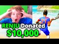 Donating To Small Fortnite Streamers...