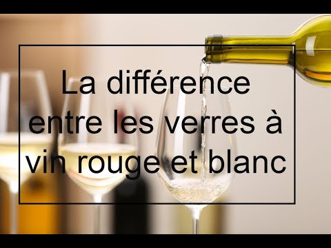 Vidéo: Différence Entre Gobelet Et Verre à Vin