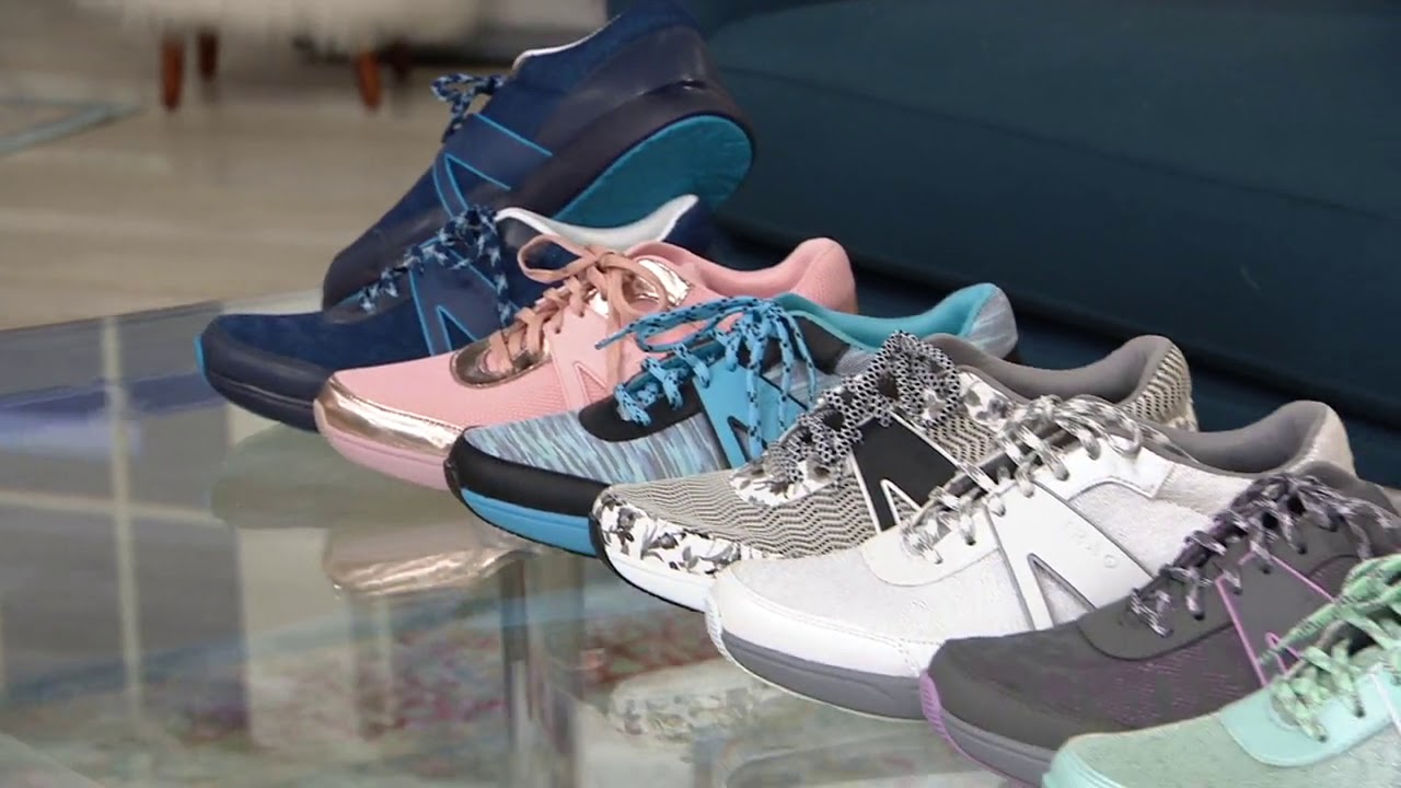 TRAQ by Alegria Lace-Up Athletic Shoes- Qarma on QVC - YouTube