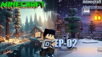Building a Christmas Tree in Minecraft | Minecraft EP-02 | #minecraft