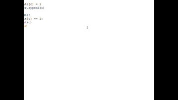 Write a program in python to find the first non-repeating character in a string