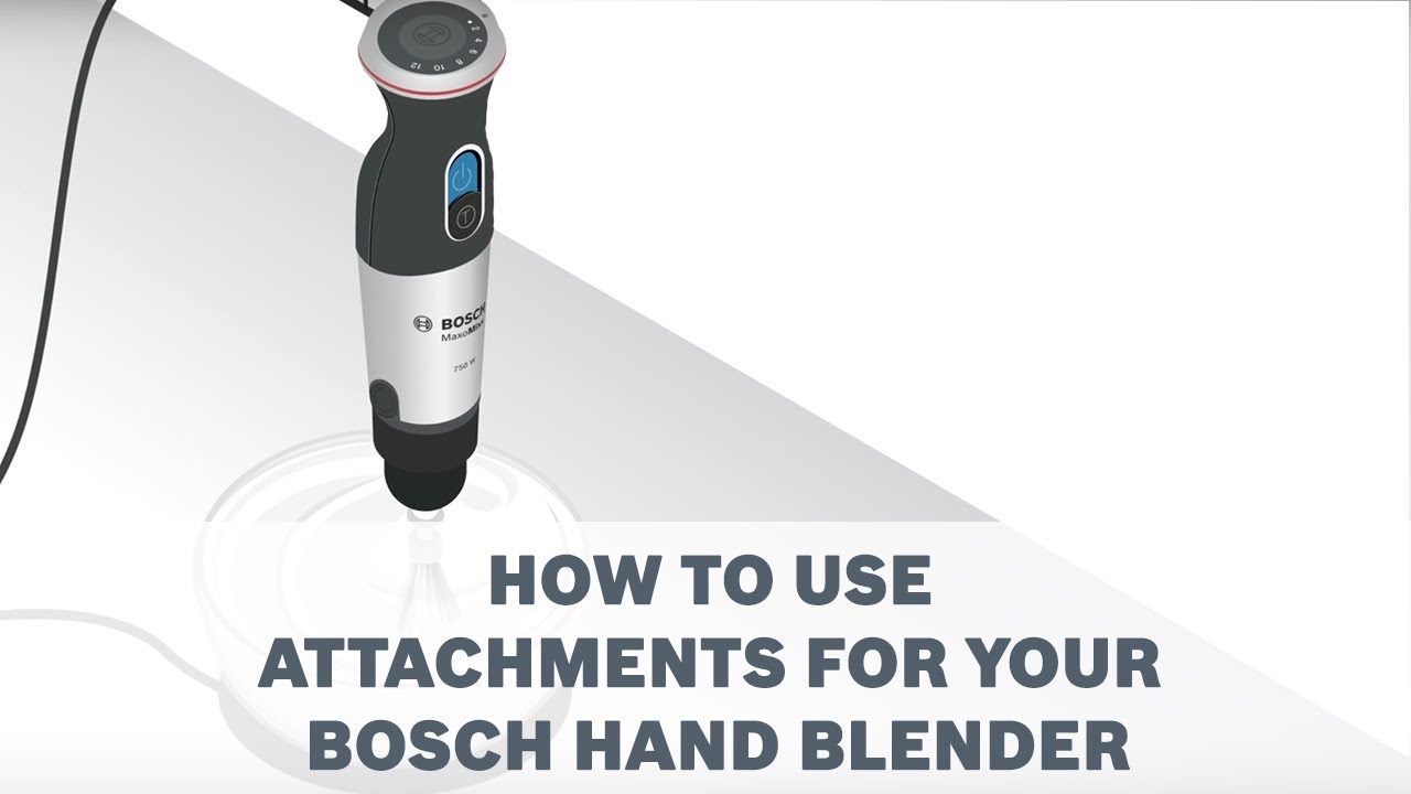 Bosch Series 6 ErgoMaster MSM6M8X Hand Blender + XXL Accessory