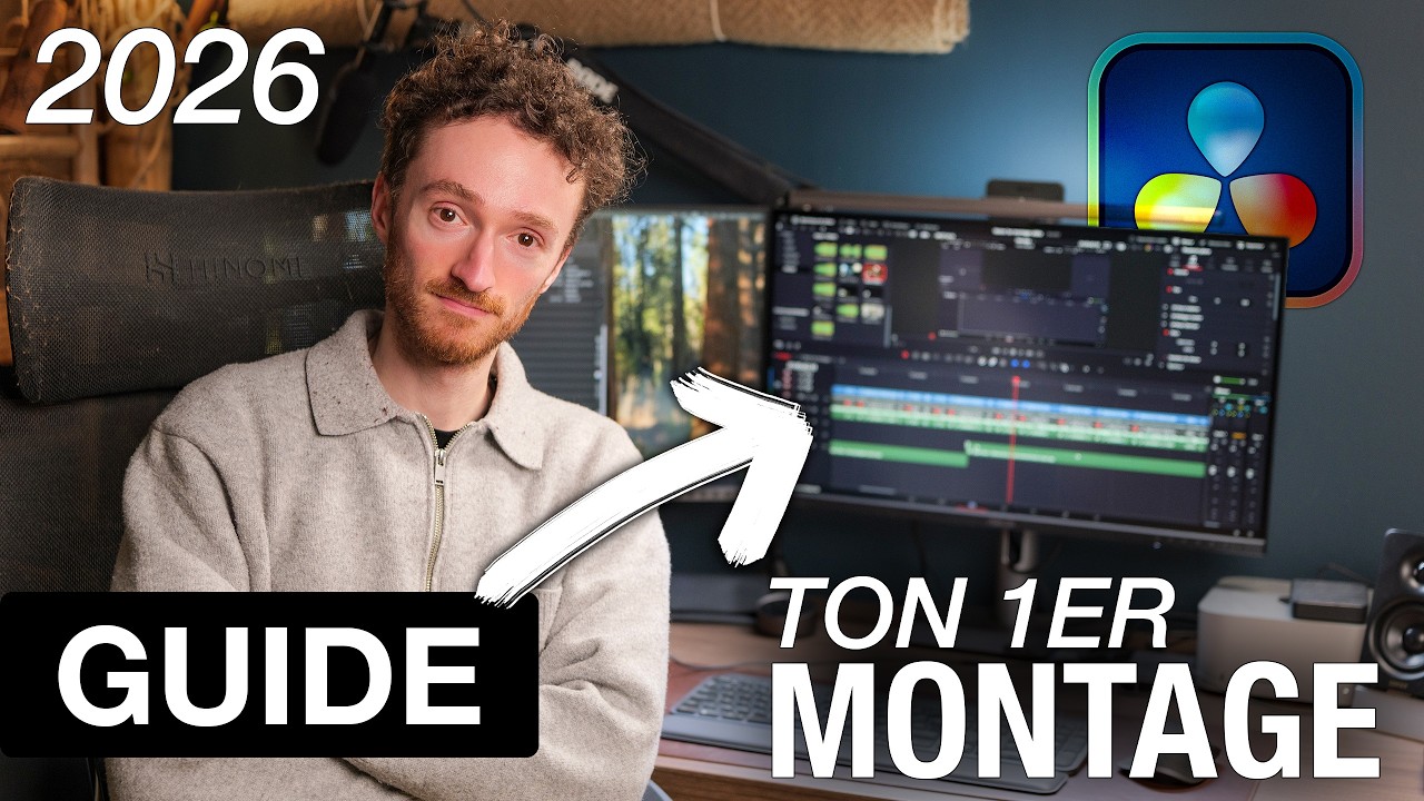 Votre 1er montage vidéo sur Davinci Resolve (Guide COMPLET 2026)