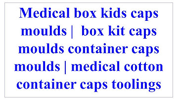 How to make medical test tube caps lids covers