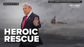 White House to honor lifeguard: WATCH the heroic rescue