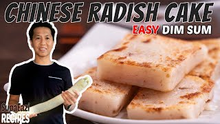 Chinese Radish Cake Recipe | Turnip Cake Recipe| Lo Bak Go Dim Sum (蘿蔔糕)