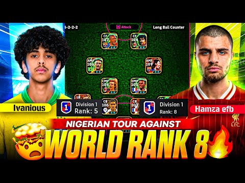 CLAN MATCH Against RANK 8 🤯 HAMZA. Nigerian tour🥶.Enjoy👽