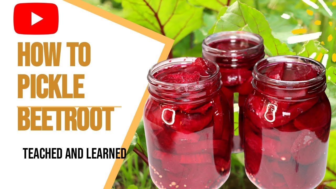 FRESH PICKED From the GARDEN - HOW TO MAKE PICKLED BEETROOT | Bee13Bux