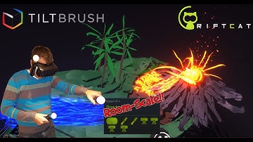 Room-Scale Setup for Steam VR Using Riftcat – Tilt Brush Gameplay Included!