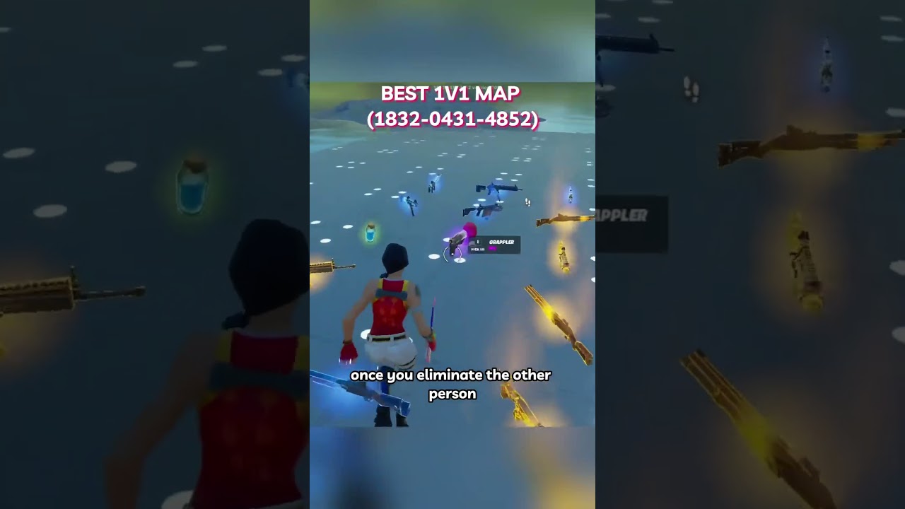 Best 1v1 Map Fortnite (LOW INPUT DELAY & PING)