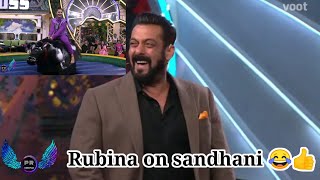 Mouni in BB14 : Rubina on sandhani 😂👍#rubhinav #bb14 #rubina #salmankhan