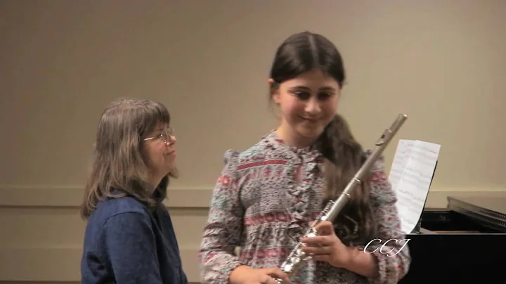 Violet Marmur, 11, plays Allegretto by Benjamin Godard