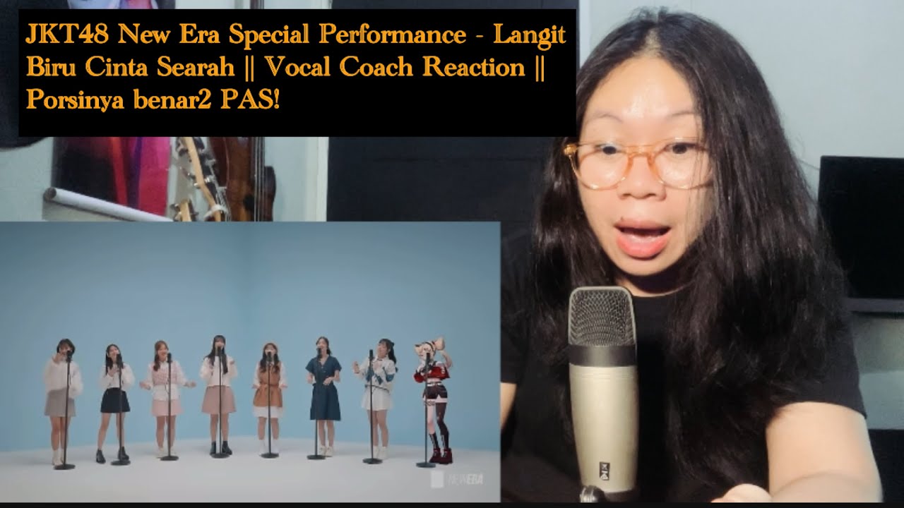 JKT48 New Era Special Performance - Langit Biru Cinta Searah || Vocal Coach Reaction ||