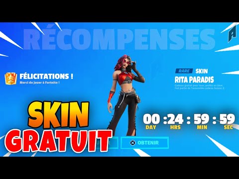 Nouveau Skin Gratuit Disparait dans 24h sur Fortnite 