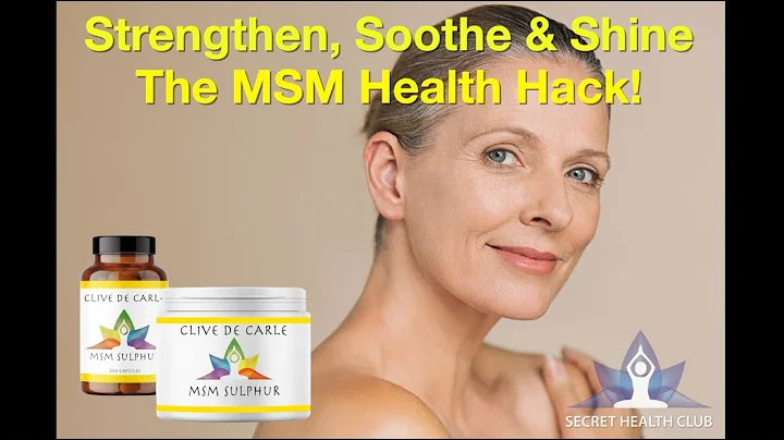 MSM Sulphur - The ultimate over-looked supplement!