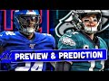 Eagles vs Giants Predictions and Odds  NFL Picks for Week ...