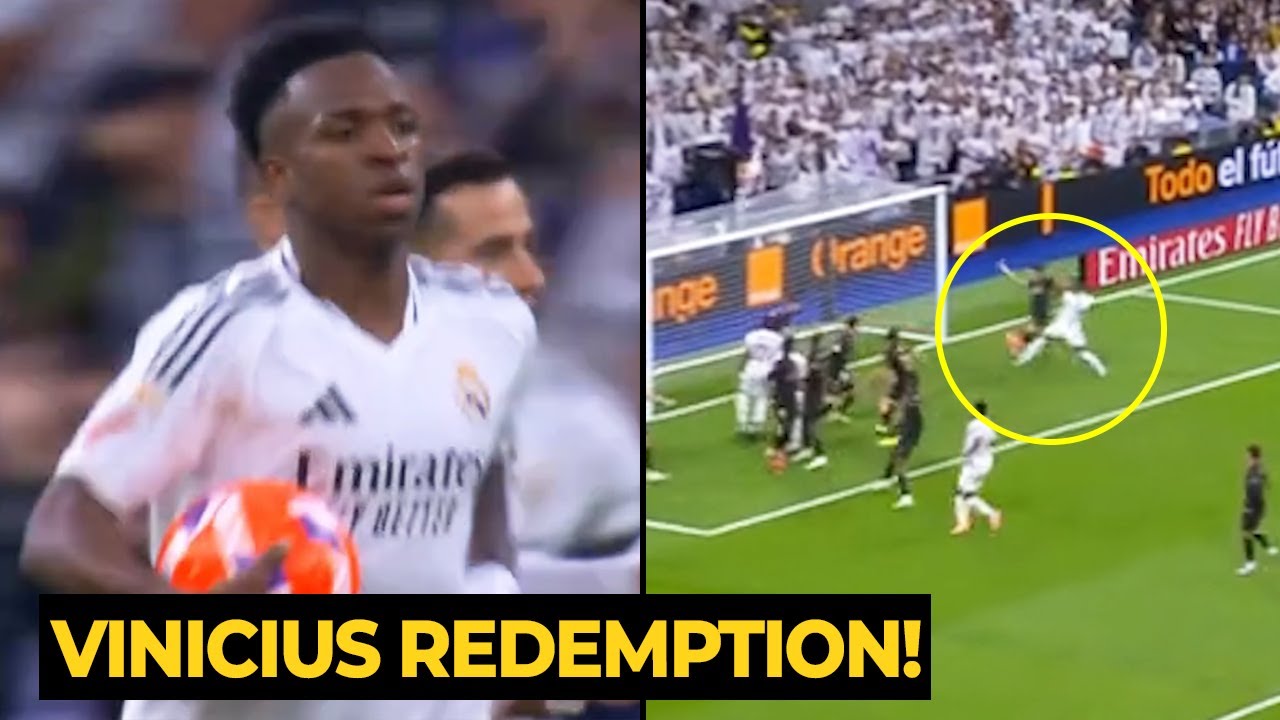 Vinicius Jr redeemed by scoring a goal after his missed penalty against ...