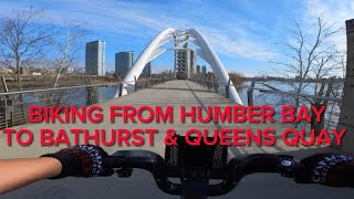 Biking From Humber Bay to Queens Quay & Bathurst Using the Insta 360 GO 3 Action Cam. #insta360go3