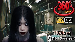 I Woke up Alone in a Train with a DEAD Girl 🔴 VR 360 Horror Experience Scary VR Videos 360 Jumpscare