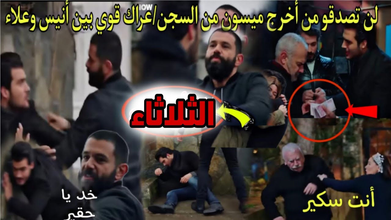 حلقة الثلاثاء هاديك حياتي🔥فؤاد يعطي علاء نقود ليخرج ميسون من سجن😱أنيس يضرب علاء و يخطف نوران و يهرب
