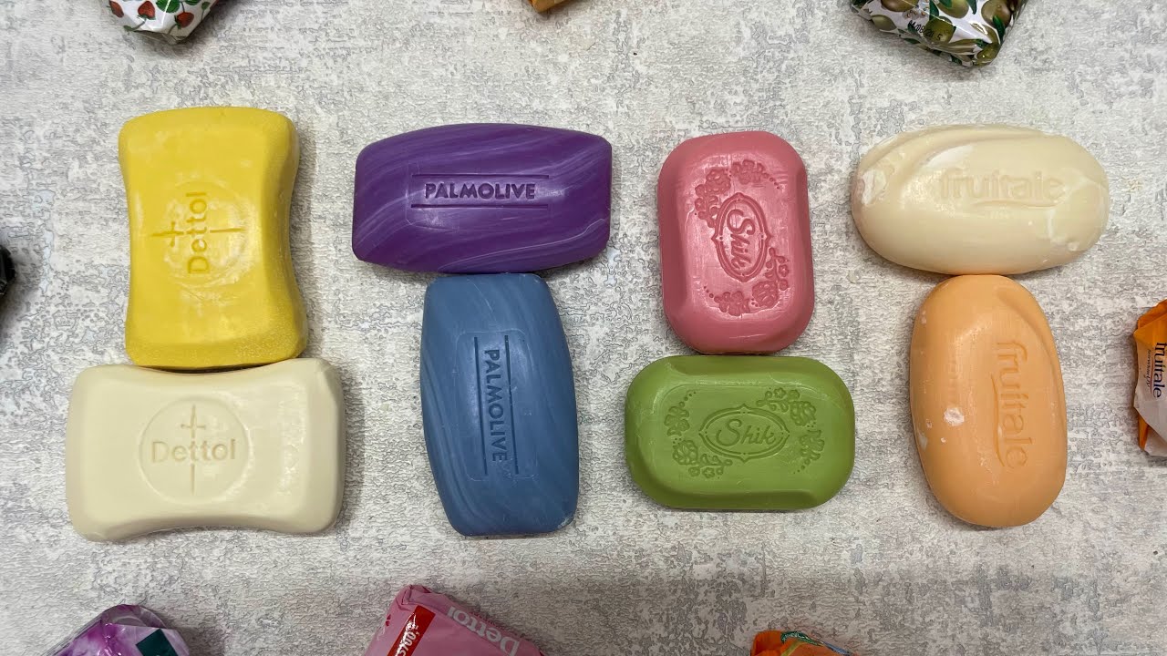 Dry soap cutting 🤍💛💜💙💗💚/ Резка сухого мала / «Мыльные братья» ASMR