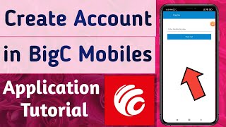 How to Create Account in BigC Mobiles App screenshot 1