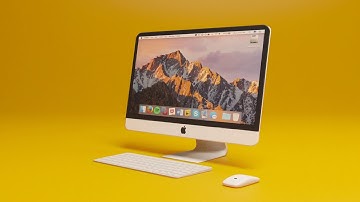 Apple desktop in Blender 2.8