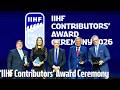 IIHF Contributors' Award Ceremony | #IIHF