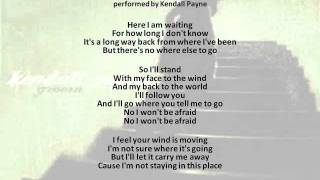 Video thumbnail of "Stand by Kendall Payne written by Jason Wade"