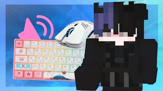 Keyboard + Mouse ASMR Sounds (Handcam) | Hypixel Bedwars