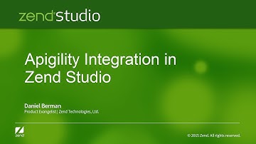Apigility Integration in Zend Studio