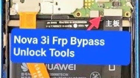Huawei Nova 3i (INE-LX2) Click Erase FRP New Security .How to Remove Google Account 💯👍 unlock tool