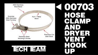 How To Attach a Dryer Vent or Dust Collector Hose – Use Tech Team’s 00703