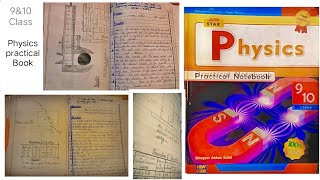 How to make Physics Practical Notebook || class9&10 || Solved book || Lifee_Art #practical #physics