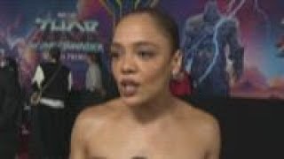 Thor Love and Thunder star Tessa Thompson discusses playing the first bi-sexual superhero in a Ma