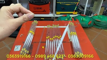 Phao câu cá chuyên dùng trong câu đơn câu đài: Phao câu rô phi đặc chủng nước nông - nano cao cấp