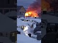 Пожар в СНТ "Агат" в Южно-Сахалинске