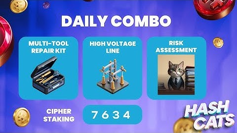 Hashcat Secret Code & Card Code Today 12 October | HashCats Daily Combo & Cipher Staking 12 October